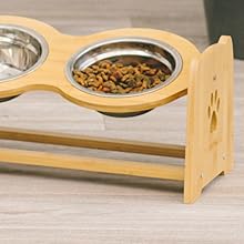 Muawo Premium höhenverstellbarer Hundenapf oder Katzennapf I Idealer ...