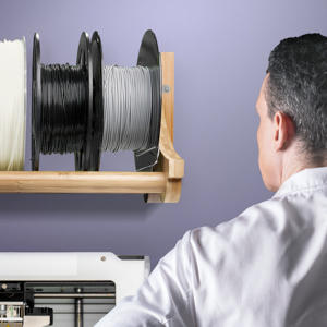 Amazon Com Prosumer S Choice Bamboo 3d Printer Filament Shelf Organizer For Pla Or Abs Spools Computers Accessories