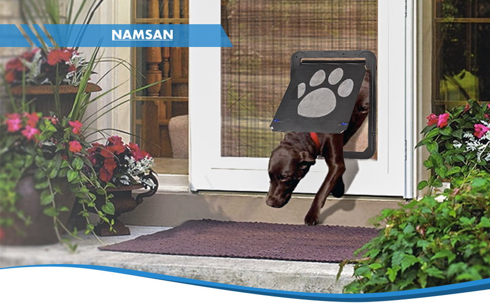 Amazon.co.jp Namsan Pet Door, Entrance 12.2 x 14.2 inches (31 x 36 cm