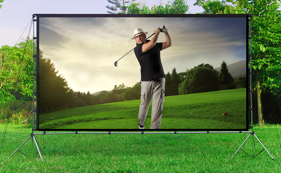 outdoor projector screen