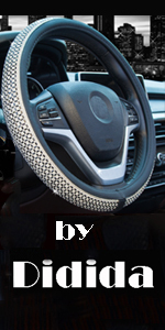 Black steering wheel cover crystal diamond bling bling pu leather