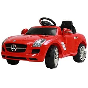 Amazon.co.jp: 電動乗用ベンツSLS-AMG 赤 : おもちゃ
