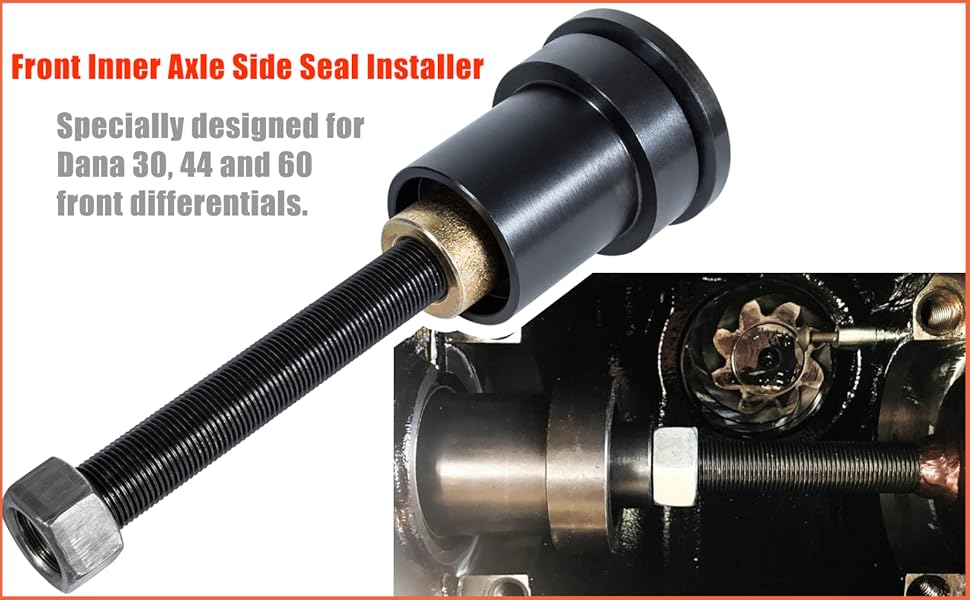 Front Inner Axle Side Seal Installation Tool for Dana 30/44
