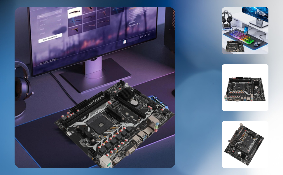 Amazon | AM4 マザーボード、PCI-E 16X Gen 3.0 スロット、M.2