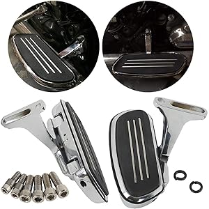 Amazon.com: ZXMOTO Motorcycle Passenger Floorboards, Chrome