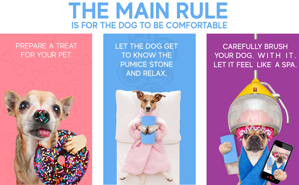 Petriz Stripping Stone for Dog Grooming Pumice Stone Pet Fur Remover Cats Dogs