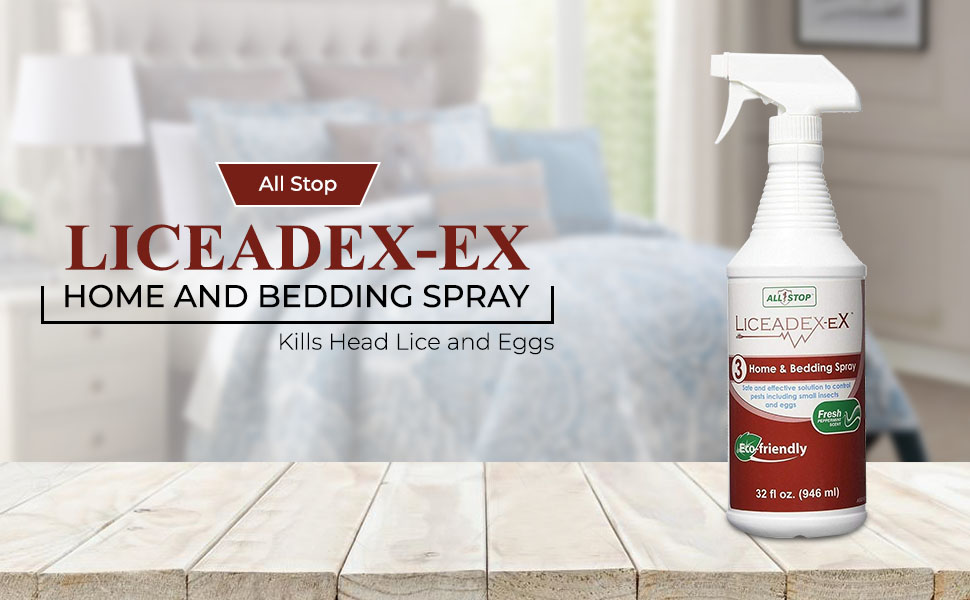 LiceadexeX Home & Bedding Spray Complete Lice Home