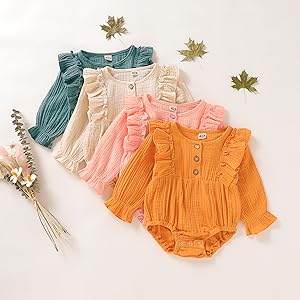 Baby Girl long sleeve Romper