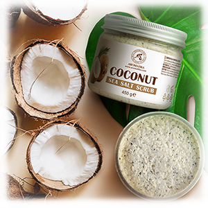 exfoliating body scrub exfoliator salt face pure organic best body scrub coconut peeling mens natura