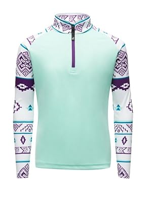 Spyder Mens Underwear Spyder Chill Zip T-neck Women Mid