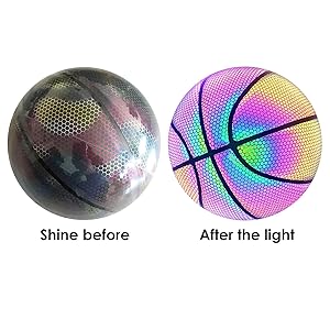 〈ラスト1つ〉暗闇で光るバスケットボール７号 反射 PU革 スポーツ バスケ Amazon | バスケットボール 7号 光るバスケットボール