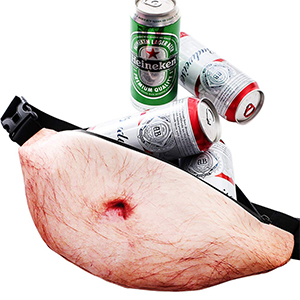 White Elephant Gifts Exchange Funny Bag Gag Gifts Dad Bod Fanny Belly Waist Pack Gifts