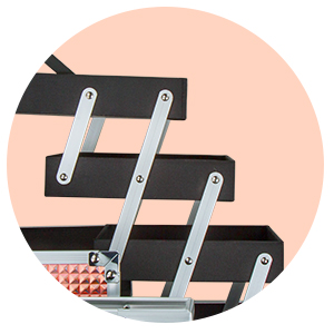 makeup case with mirror