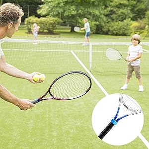 テニスラケット ラバーグリップ ネオプレングリップカバー|テニスラケットのハンドルを乾いた