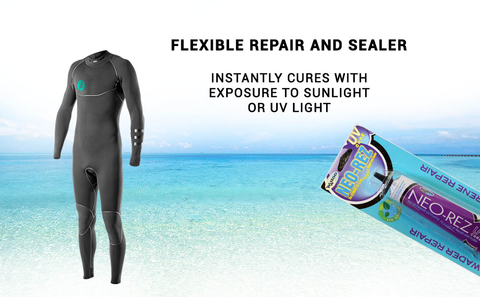 SOLAREZ UV Cure NeoRez Wetsuit Repair & Filler (1 Oz