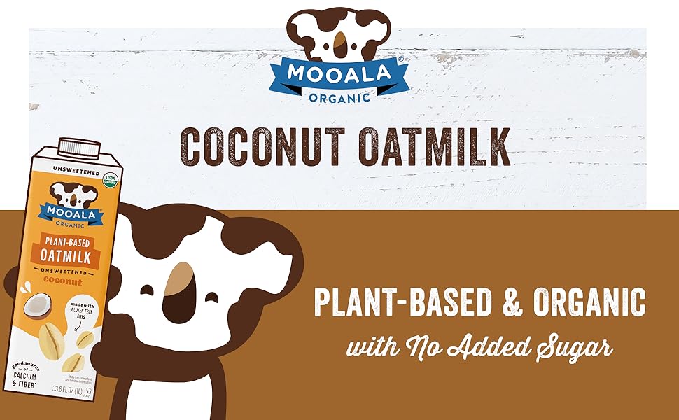 Mooala Original Oatmilk, plant-based, dairy-free, non-dairy, organic, no added sugar, non-gmo