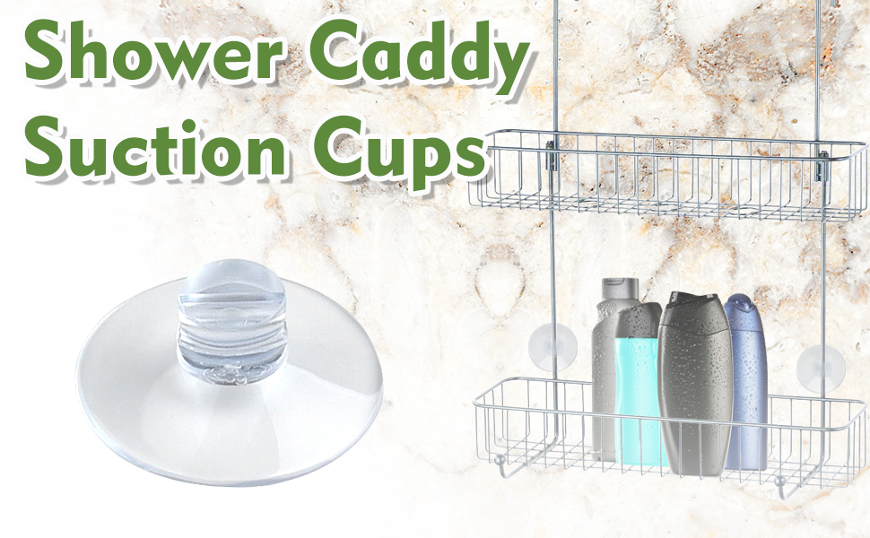 TUPARKA 16Pcs Bathroom Shower Caddy Connectors Suction Cups