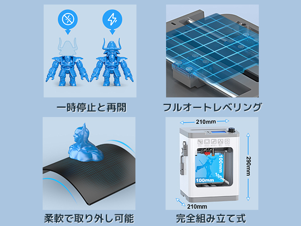 Amazon | Entina ミニ3Dプリンター Tina2Basic 完全組み立て