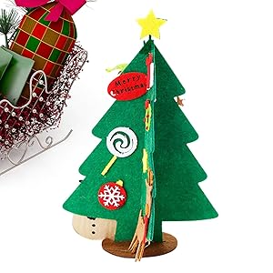 一点物ハンドクラフト⭐︎クリスマスツリーの中に人形オーナメント入り 一点物ハンドクラフト⭐︎クリスマスツリーの中に人形