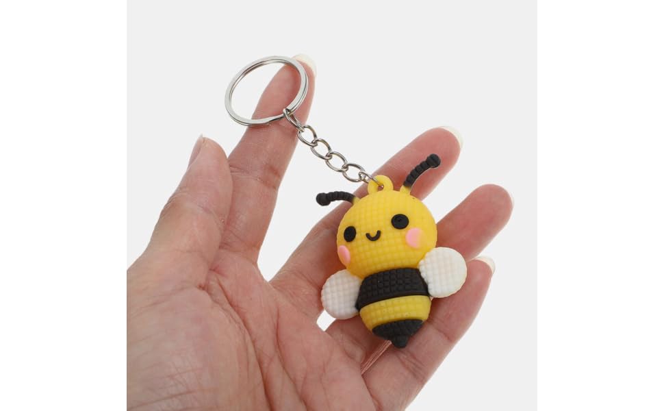 女王蜂　キーホルダー　チャーム Amazon.co.jp: TOYANDONA 5個 小さな蜂のペンダント かわいい蜂