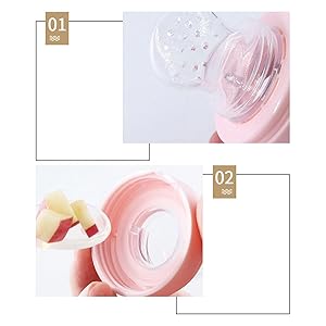 Einfach verwenden Fruchtzähne für Säuglinge