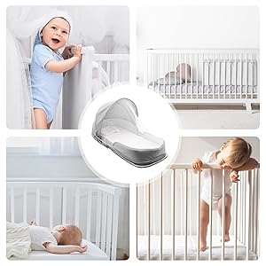 ベビーベッド 乳児用ベッド 90x48x69cm 折りたたみ 蚊帳付 洗濯 Amazon | ベビーベッド 折りたたみ式 ベッドインベッド 蚊帳付き