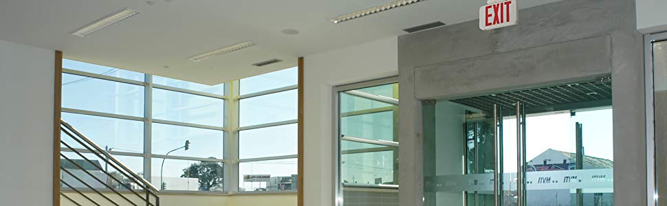 emergency exit sign light