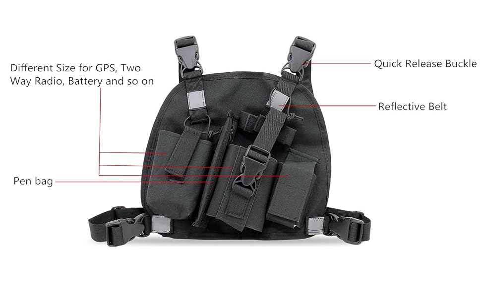 radio chest harness