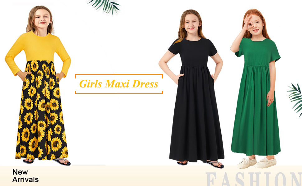 girls long dress