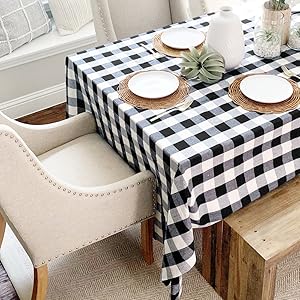 Buffalo Plaid Square Tablecloth