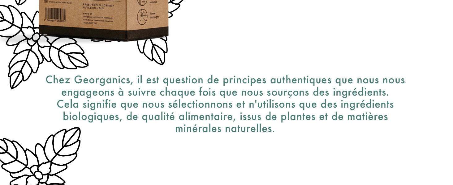 Georganics, soins bucco-dentaires, soins des dents, soins de la bouche