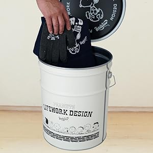 Amazon.co.jp: ピーナッツ スヌーピー WSP PAIL KAN STOOL