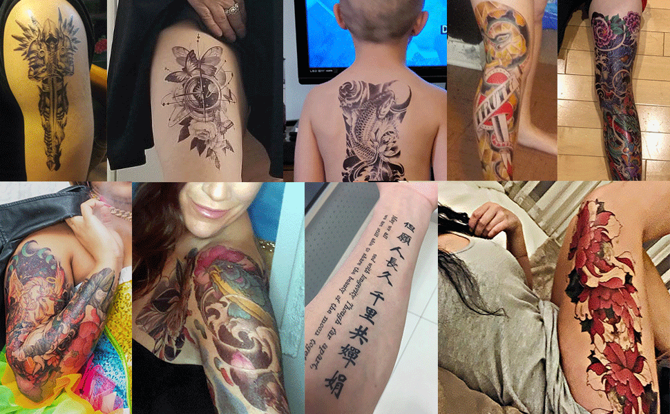 Temporary Sleeve Tattoo For Women