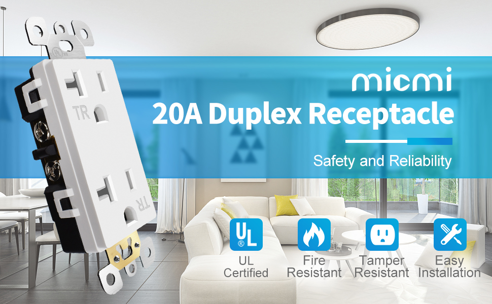 20A Duplex receptacle