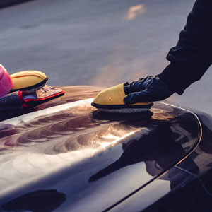 Maxshine Microfiber Waxing Applicator Pad with Finger Hold