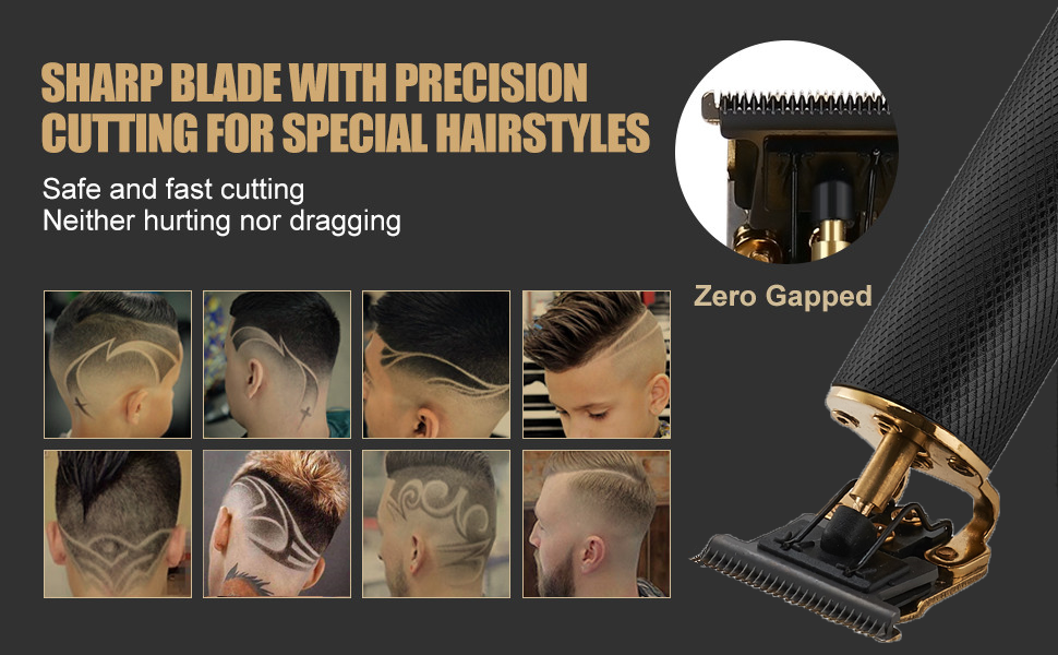 2020 new cordless zero gapped hair trimmer
