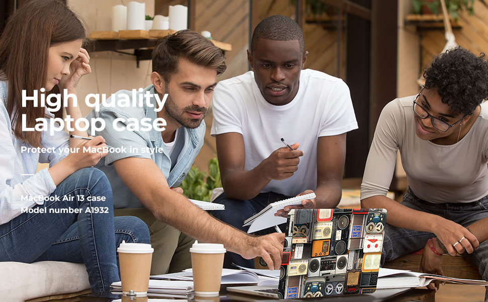 OneGET Laptop Case for MacBook Air 13 Inch Case 2018 A1932