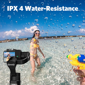 gimbal stabilizer 3 axis for action camera GoPro water resistance handheld tripod for holiday video 