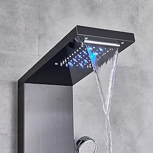 rainfall shower panel