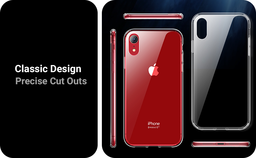 CASEKOO iPhone XR Case, Clear Protective [AntiYellowing] Ultra Hybrid