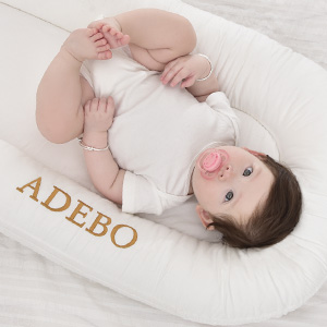 Adebo Premium Baby Nest-Portable Infant Lounger Bassinet, Perfect for Co-Sleeping -Newborn Crib 