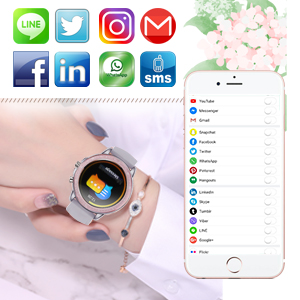 スマートウォッチ レディース