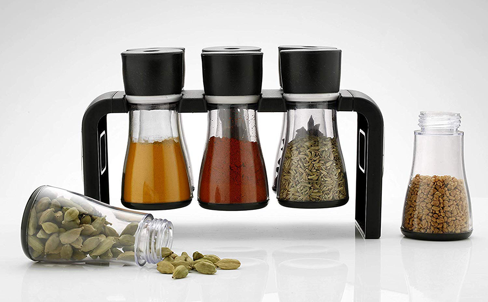 6 Jar Spice Rack 3 .