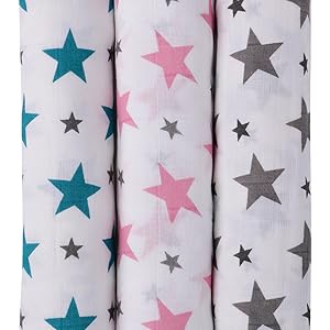 MUSLIN SWADDLE WRAP FOR NEW BORN BABY