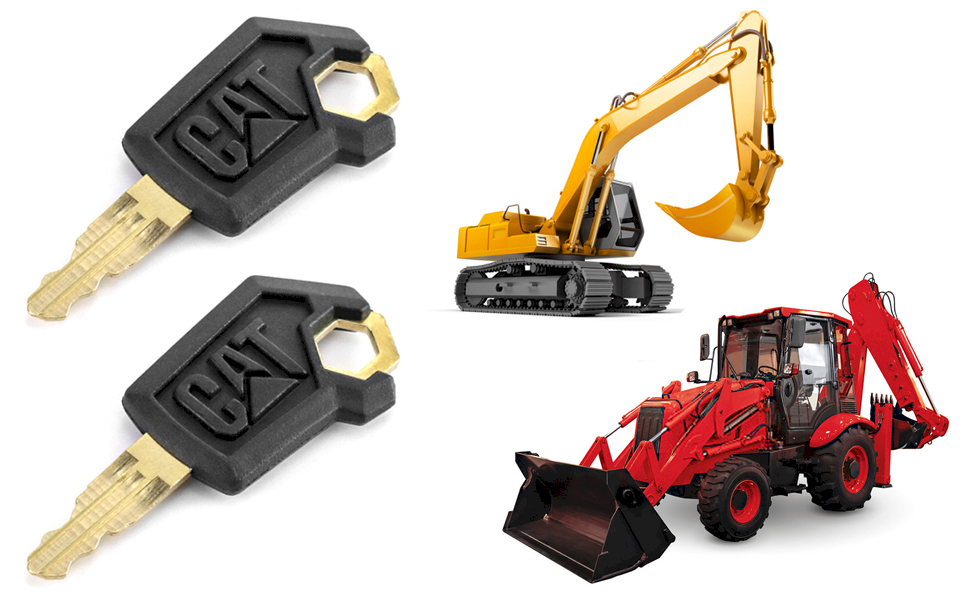 QWORK 5P8500 Cat Keys, 20 Pack Ignition Keys for