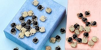 Ciondolo smaltato a forma di cuore rosa