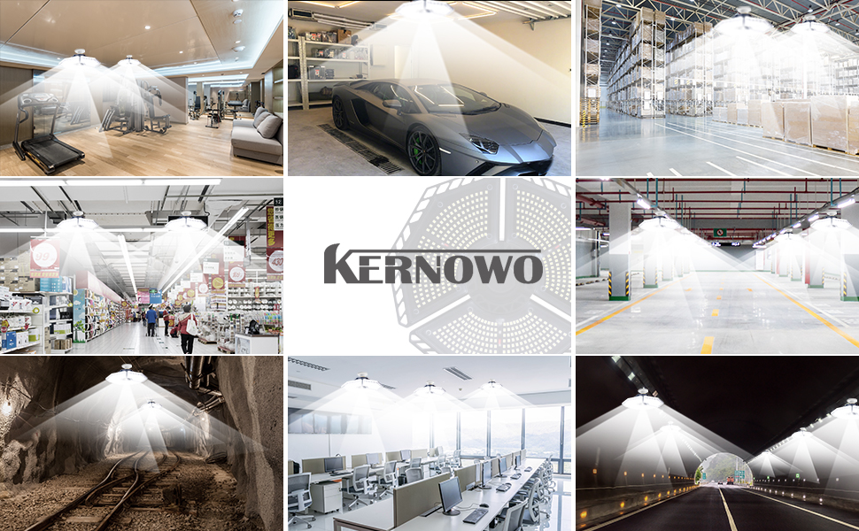 LED Garage Lights, 140W 18500 Lumens Garage Ceiling Lighting, 6000K