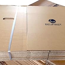 Kit De 10 Grandes Boites En Carton De Demenagement Avec Poignees 55x35x35cm Double Canal 5 Couches De Haute Qualite Renforce Tres Resistant Et Reutilisable Pour L Expedition Ou Stockage Amazon Fr Fournitures De Bureau