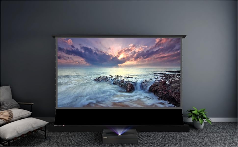 VIVIDSTORMLaser Projector 4k Screen PRO 100 Inch Cinema