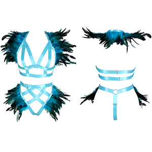  Harness Bra Set +Jade green